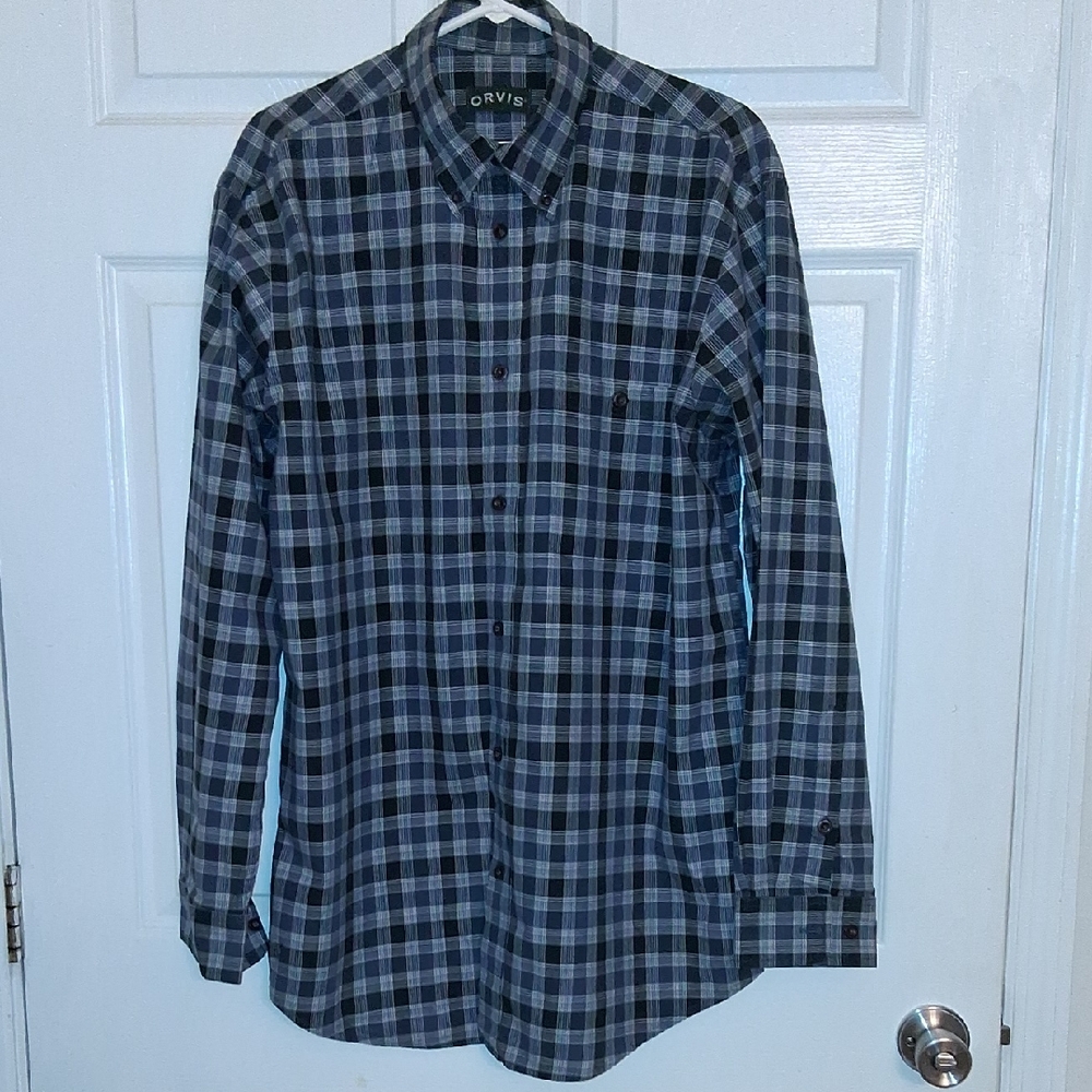 Orvis Signature Twill Heavyweight Cotton Plaid Shirt